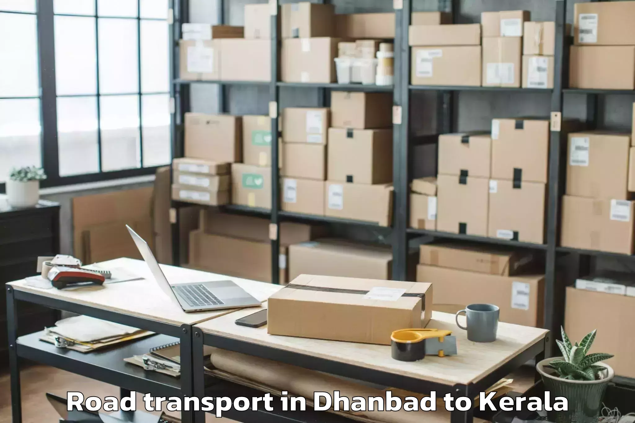 Book Dhanbad to Centre Square Mall Kochi Road Transport